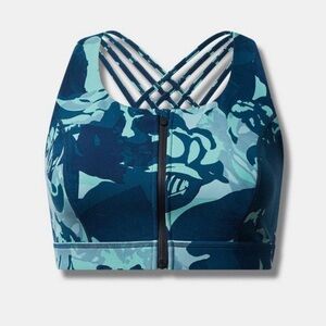 Happy Camper x Torrid Blue Camouflage Wireless Sports Bra Size 2 = 2x 18/20